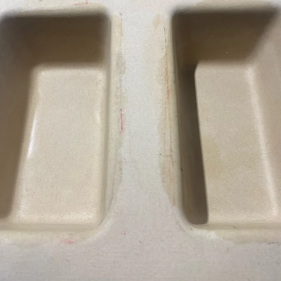 Pampered Chef Heritage Collection Stoneware 4 Loaf Baking Pan. - Picture 4 of 6